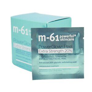 m-61 Powerful Skincare PowerGlow Peel Extra Strength 20% 20 Treatment New Sealed